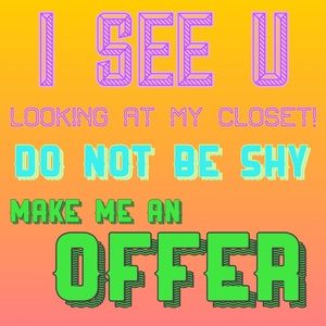 MAKE ME AN OFFER🎊🎉❤️